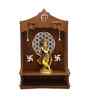 Brown Mangal Om Printed Wooden Pooja Stand