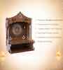 Mangal Ganesha Printed Wooden Pooja Stand
