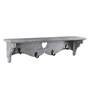 Mango Wood Grey Wall Shelf