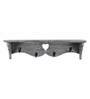Mango Wood Grey Wall Shelf