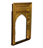 Solid Wood Jharokha in Golden Colour