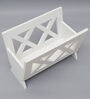 White Mango Wood Magazine Holder