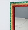 Decorative Multicolor Mango Wood Full Length Mirror