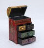 Mango Wood Multicolour Wooden Drawer Chest
