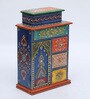 Mango Wood Multicolour Wooden Drawer Chest