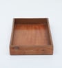 Mango Wood Rectangular Serving Tray in Natural Finish