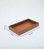 Mango Wood Rectangular Serving Tray in Natural Finish