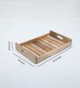 Mango Wood Rectangular Serving Tray in Natural Finish