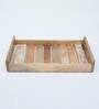 Mango Wood Rectangular Serving Tray in Natural Finish