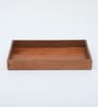Mango Wood Rectangular Serving Tray in Natural Finish