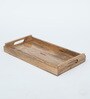 Mango Wood Serving Tray in Natural Finish