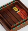 Mango Wood Serving Tray Set-Hand-Painted For Kitchen/Table & Home (Set Of 2 Trays)