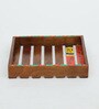 Mango Wood Serving Tray Set-Hand-Painted For Kitchen/Table & Home (Set Of 2 Trays)