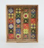Mango Wood Serving Tray Set-Hand-Painted For Kitchen/Table & Home (Set Of 3 Trays)