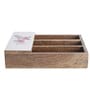 Mango Wood Single Pc Cutlery Holder Without Cutlery