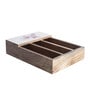 Mango Wood Single Pc Cutlery Holder Without Cutlery