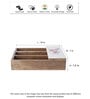 Mango Wood Single Pc Cutlery Holder Without Cutlery