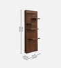 Mango Wood Sliding Door Dressing Wall Mirror in Tubbaq Finish