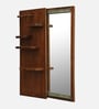 Mango Wood Sliding Door Dressing Wall Mirror in Tubbaq Finish