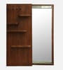 Mango Wood Sliding Door Dressing Wall Mirror in Tubbaq Finish
