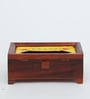 Mango Wood Tissue Hand-Painted For Kitchen/Table & Home