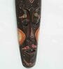 Mango Wood Lotus Wall Mask