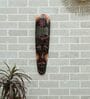 Mango Wood Lotus Wall Mask