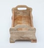 Mango Wood White Distress Rectangular Serving Tray in Natural Finish