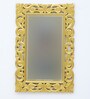 Gold Mango Wooden  Wall Mirror
