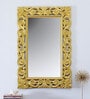 Gold Mango Wooden  Wall Mirror