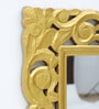 Gold Mango Wooden  Wall Mirror