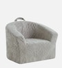 Mangolian Faux Fur Kids Lounge Chair In Grey Colour Mangolian Faux Fur Kids Lounge Chair In Grey Colour