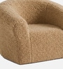 Mangolian Faux Fur Kids Sofa Chair In Caramel Colour