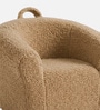 Mangolian Faux Fur Kids Sofa Chair In Caramel Colour