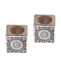 Mangowood Cube Tealight Holders Set of 2