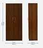 Manhattan 2 Door Wardrobe In Dark Rolex Finish