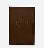 Manhattan 3 Door Wardrobe In Sawcut Dark Finish