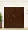 Manhattan 4 Door Wardrobe In Sawcut Dark Finish