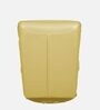 Manila Leatherette Rocking & Revolving Chair In Cream Colour