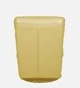 Manila Leatherette Rocking & Revolving Chair In Cream Colour