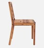 Manjano Sheesham Wood 4 Seater Dining Set In Natural Sheesham Finish
