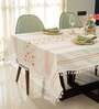 Manjari Embroidered Cotton Table cover ( 6 Seater  )