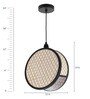 Vittorio Black Metal Single Hanging Lights