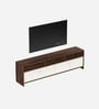 Mannsae TV Unit In Brown Maple & White Finish