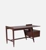 Manolo Writing Table In Walnut Brown Finish