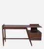 Manolo Writing Table In Walnut Brown Finish