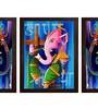 Manomay Ganesh MDF Set of 3 Art Prints Print