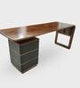 Manor Office Desk In Mango Wood Finish