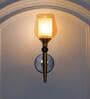 Mantis Metal & Glass Wall Light (Amber)