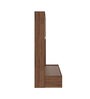 Mantis Single Bed In Columbia Walnut Finish